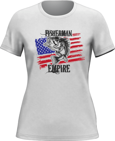 Fisherman American Empire Color T-Shirt for Women